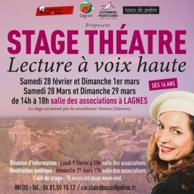 Affiche stage Lagnesl STAGE